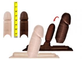 Chocolate XLarge RealLike Cover - Sybian Attachment