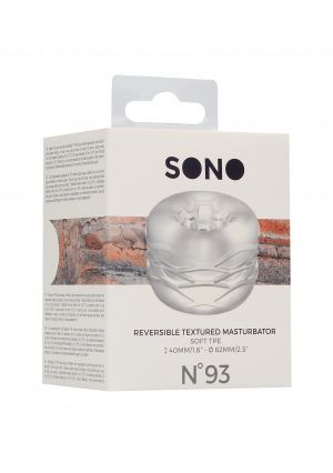 Sono No 93 - Reversible Masturbator and Bumper - Transparent