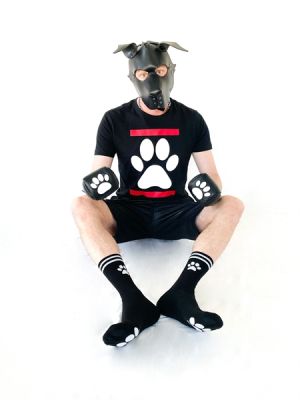 Sk8erboy Puppy Paw Socks Black