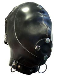 Mister B Rubber Extreme Hood With Removable Gag (Medium Only)