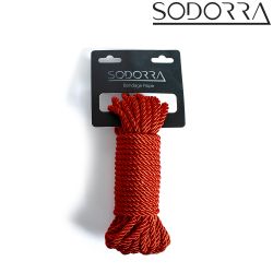 SODORRA Bondage Rope Red 10m