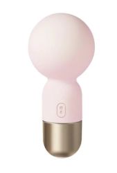 POKEWAN Pocket Mini Vibrating Wand Massager Pale Pink
