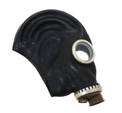 Re-Kinked GP5-CC Gas Mask - Converted for Rebreathing - Black