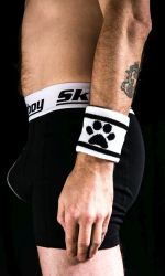 Sk8erboy Sweatband - Paw White
