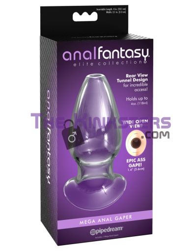 Anal Fantasy Elite Mega Anal Glass Gaper Plug