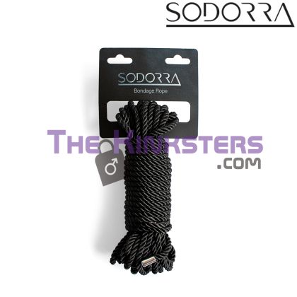SODORRA Bondage Rope Black 10m