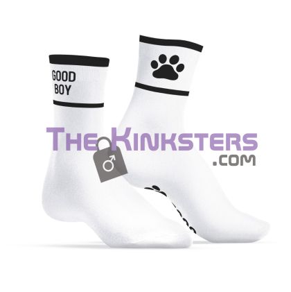 Kinky Puppy Sneaker Socks GOOD BOY - SECONDS