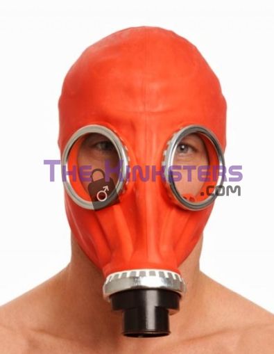 GP5 Gas Mask - RED - Brand New - Converted to Rebreather