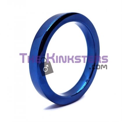 Blueboy Stainless Steel Flat Cockring 50mm