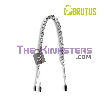 Brutus Heavy Duty Tweezer Nipple Clamps Silver