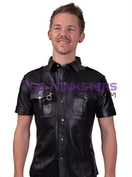 Mr. B Leather Police Shirt