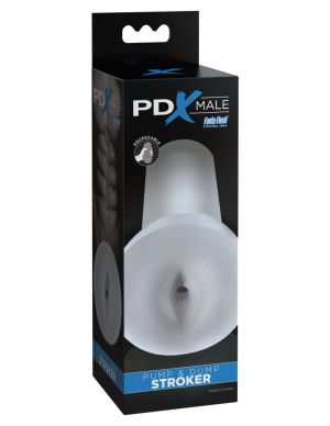 PDX Male Pump & Dump Stroker Clear