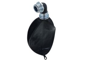 Right Angled Gas Mask Connector (Screw Fit)