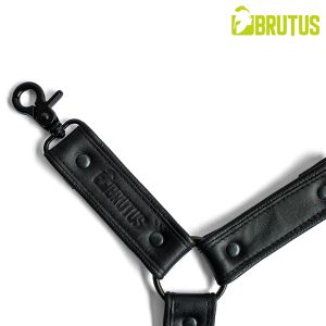 BRUTUS Leather Leg Harness Black