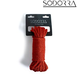 SODORRA Bondage Rope Red 10m