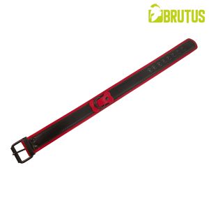 BRUTUS Vegan Puppy Collar Black & Red