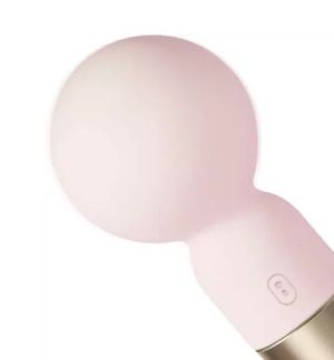 POKEWAN Pocket Mini Vibrating Wand Massager Pale Pink