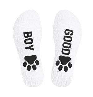 Kinky Puppy Sneaker Socks GOOD BOY - SECONDS