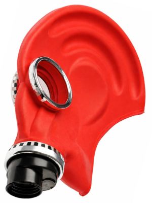 GP5 Gas Mask - RED - Brand New - Converted to Rebreather