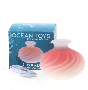 Ocean Toys Coral Clitoral Stimulator - Rosa