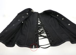 Re-Kinked - Real Leather Men's Boned Corset Small