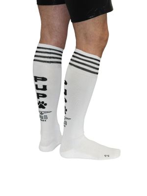 Mister B Cruising Football Socks PUP White