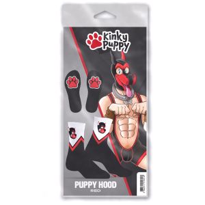 SneakXX Kinky Puppy Sneaker Socks PUPPY HOOD Red