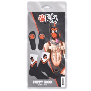 SneakXX Kinky Puppy Sneaker Socks PUPPY HOOD Orange