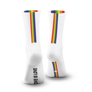 SneakXX Sneaker Socks LOVE IS LOVE White