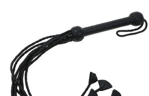 Re-Kinked - Premium Leather Flogger with Flower Tips