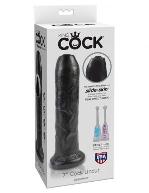 King Cock 7" Uncut with Slide Skin