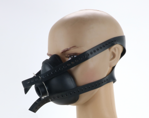 Anaesthetic Mask with Black Heavy Duty Harness (Push Fit)