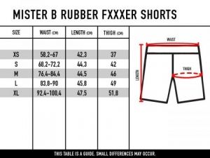 Mister B Rubber Fucker Shorts Black