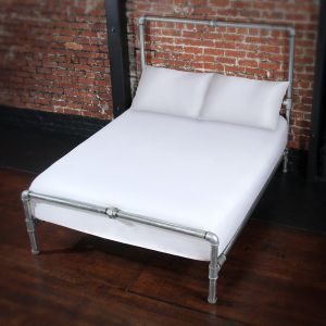 Sheets of San Francisco Fitted Bed Sheet White (UK Double)
