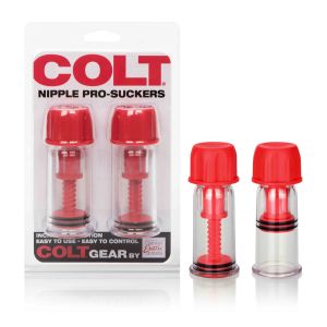 Colt Twist & Suck Nipple Suckers Pro Red